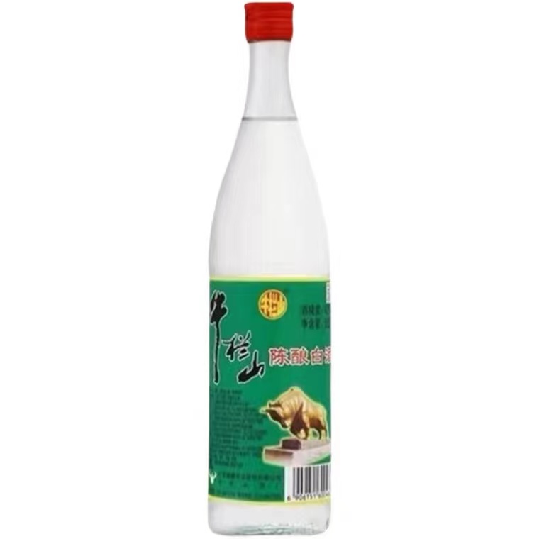 北京正宗牛栏山42度陈酿酒500ML*12瓶装原箱白牛二