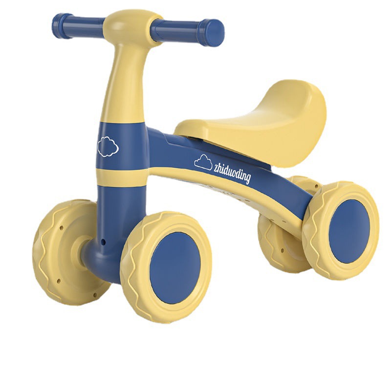 儿童四轮滑行婴儿幼儿学步车玩具2岁宝宝脚踏平衡车车小孩正品 - 图3