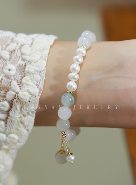 暖言天然淡水珍珠手链