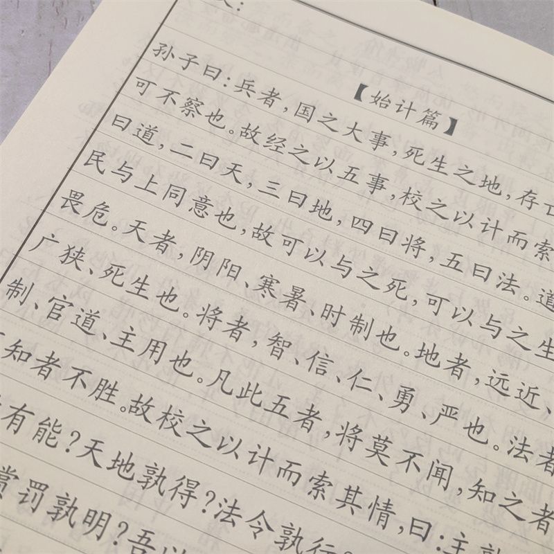 孙子兵法高启强同款狂飙原文字帖临摹簪花小楷玫瑰体学生钢笔字帖 - 图2