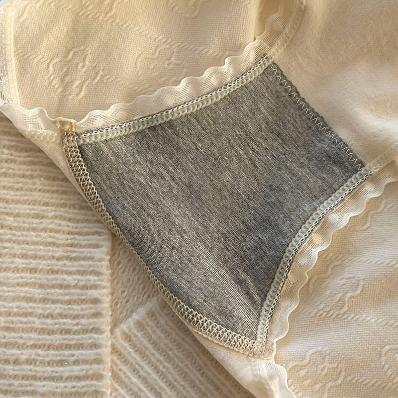 【奶甜小调】内裤女无痕纯棉裆抗菌女生中腰少女学生2026新款短裤,淘宝优惠券,粉丝福利购,淘宝优惠卷