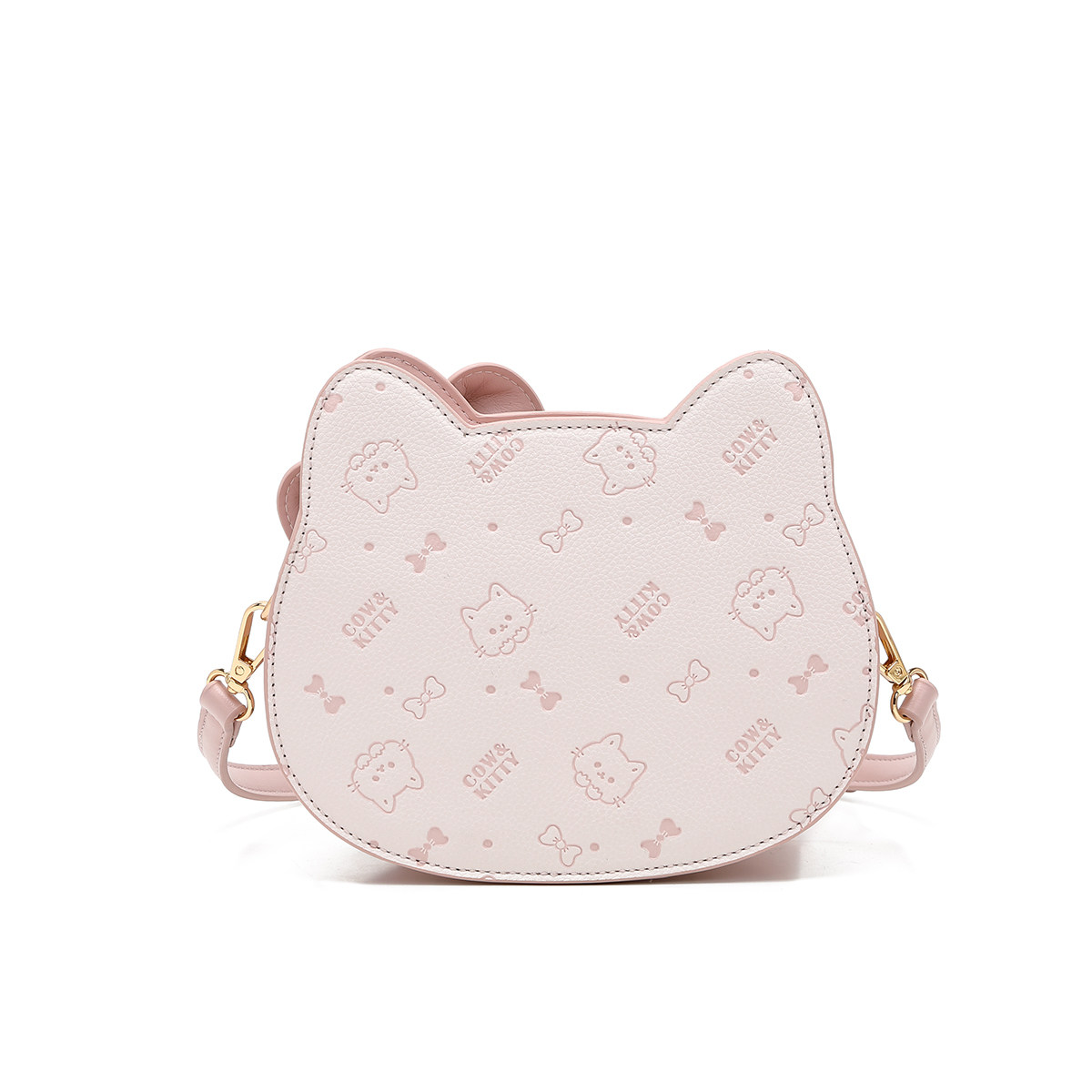 官方正品Cow&Kitty包包女2026新款粉色猫头包女高级感单肩斜挎包,淘宝优惠券,粉丝福利购,淘宝优惠卷