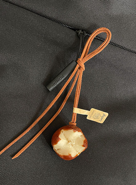 甜美牛角包法棍配饰挂件