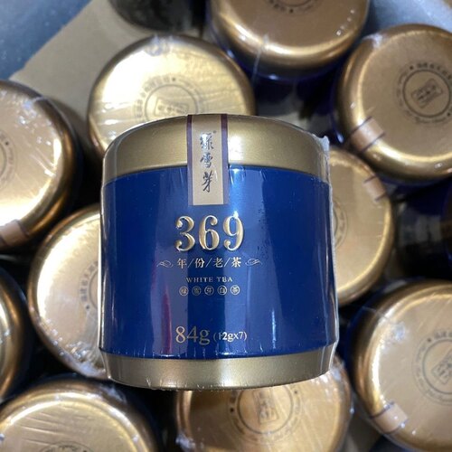绿雪芽369 福鼎白茶3年陈韵白牡丹寿眉老白茶 高山福建白茶叶84g - 图0