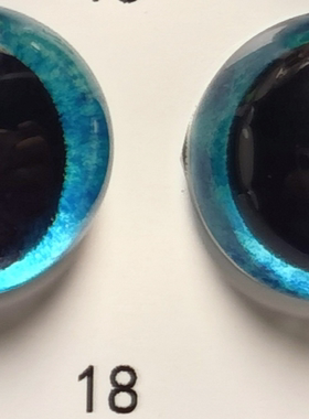 猫咪仿真眼睛  玻璃眼球  DIY手工制作   长风手作坊  16mm