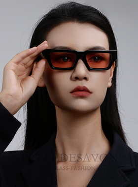 欧美百搭墨镜男女同款复古板材太阳镜遮光防紫外线可配近视开车潮