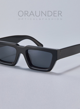 欧美百搭墨镜男女同款复古板材太阳镜遮光防紫外线可配近视开车潮