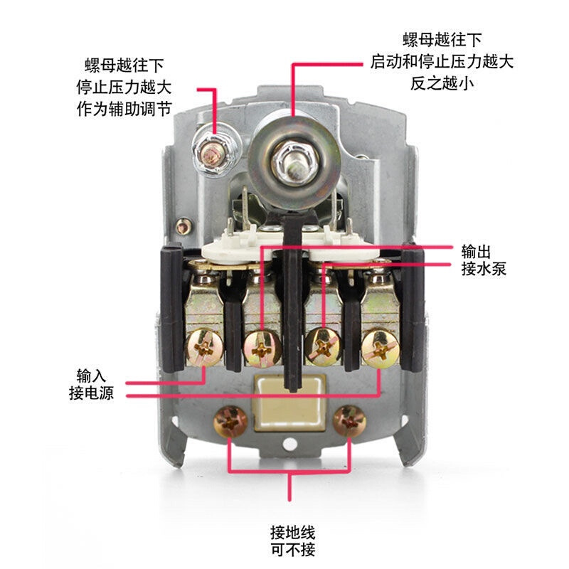 无塔压力开关全自动供水器开关压力罐开关水泵压力开关-图1