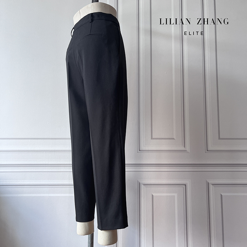 LILIAN ZHANG定制-衣橱挚爱—都市漫步 锥形休闲裤女春夏 2204017 - 图1