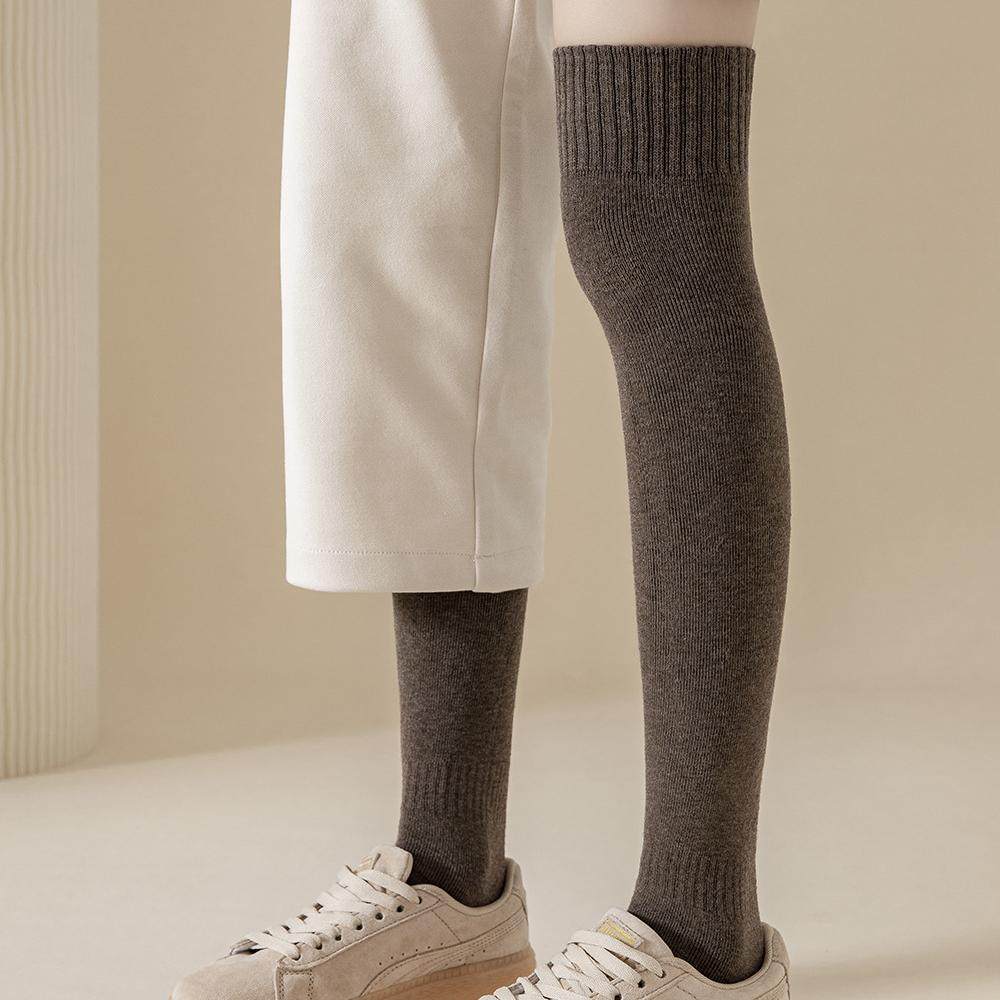 秋冬加厚过膝袜女加绒保暖毛圈大腿袜女高筒防滑护膝长筒袜子小腿,淘宝优惠券,粉丝福利购,淘宝优惠卷