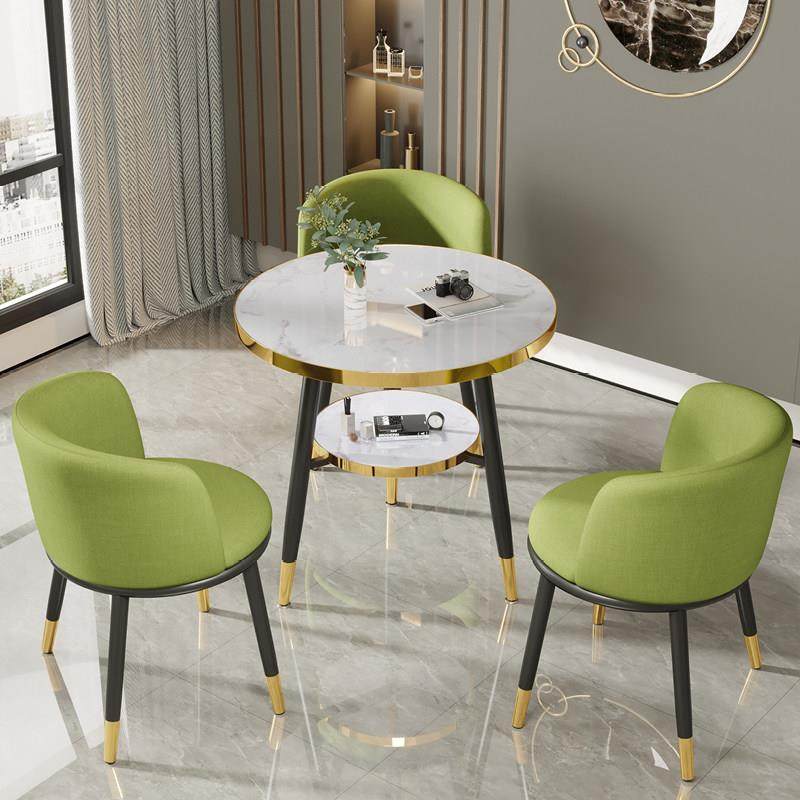 轻奢洽谈桌椅组合休息区接待家用阳台圆桌网红茶桌服装店一桌两椅,淘宝优惠券,粉丝福利购,淘宝优惠卷