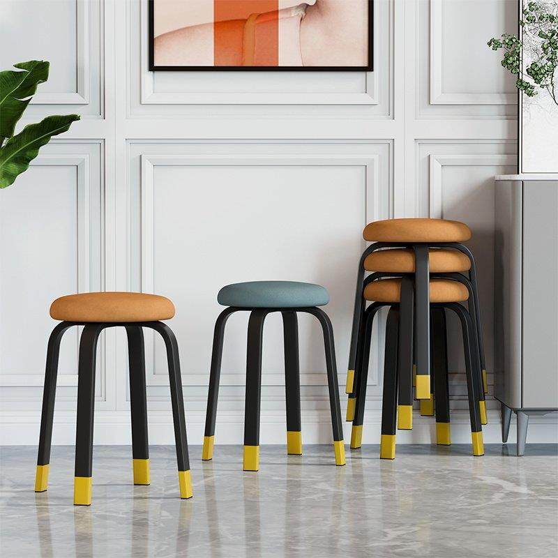 凳子家用现代简约轻奢网红加厚圆凳创意小凳子矮凳可叠放餐桌板凳,淘宝优惠券,粉丝福利购,淘宝优惠卷