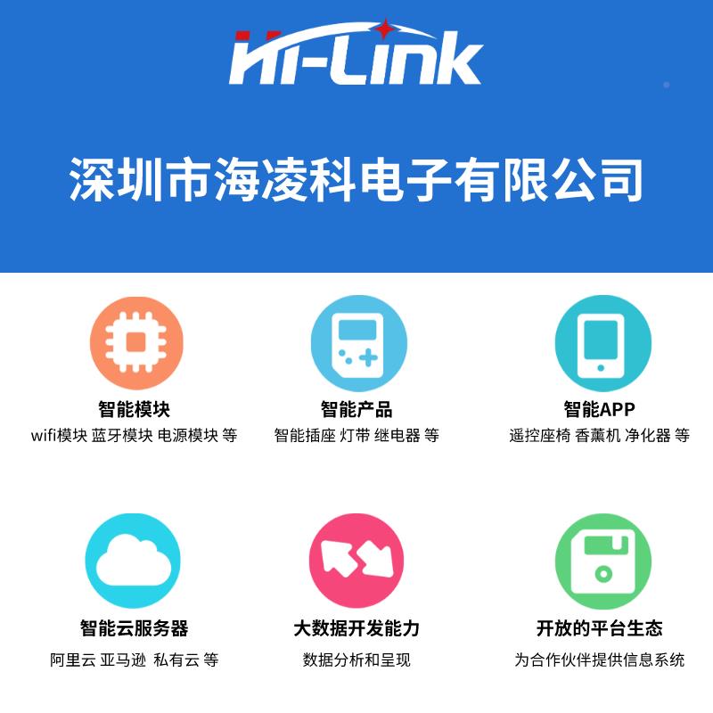 新品新HLK-RM08K入式串口wfi模块以嵌太网远品程控制无线QOH路由7 - 图0