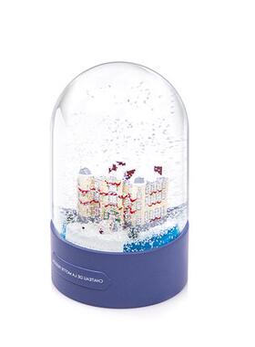 玻璃雪花球定制莫特侯森城堡酒店水晶球摆件纪念品玻璃雪花球