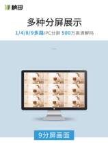 Network video monitor decoder HDMI dispenser HD ONVIF split screen monitor 9-way H265 split screen