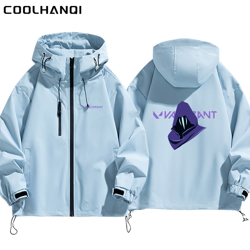 无畏契约游戏周边欧门猫猫喵瓦罗兰特冲锋衣夹克外套春秋套装衣服 - 图3