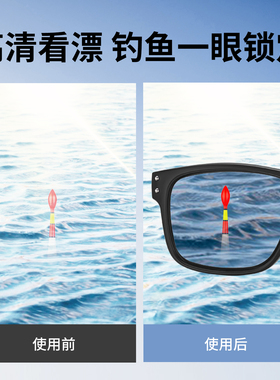 钓鱼眼镜看漂专用偏光高清墨镜