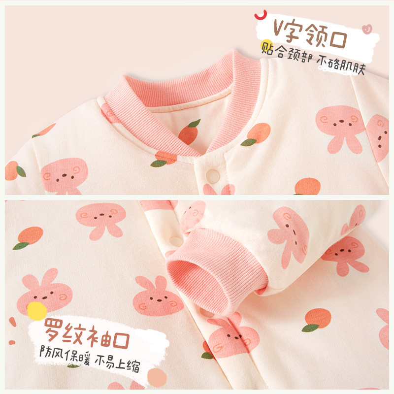 宝宝三层夹棉睡袍秋冬季女童睡衣儿童保暖加厚睡裙婴儿睡袋纯棉款,淘宝优惠券,粉丝福利购,淘宝优惠卷