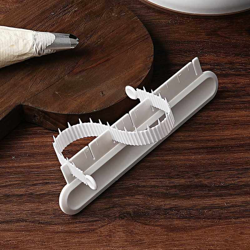 蛋糕裱花辅助器弧形家用DIY烘焙工具带刻度尺奶油装饰裙边标记器,淘宝优惠券,粉丝福利购,淘宝优惠卷