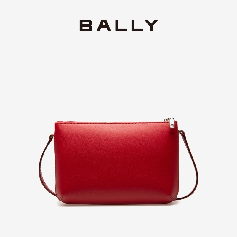 【618预先尊享】Bally/巴利CRICE.LY女士红色皮革迷你包6234299 - 图1