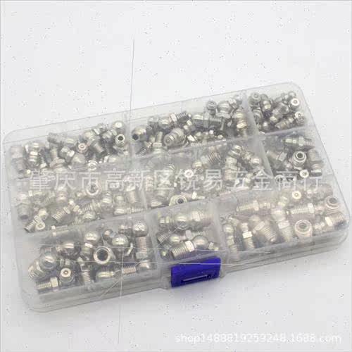115pcs boxed M6M8M10 nickel plated grease nipple grease ftin - 图1