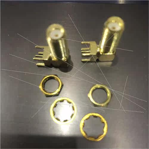Copper SMA-KWE 20mm wh Nut Spacer 50 Ohm PCB Socket External - 图1