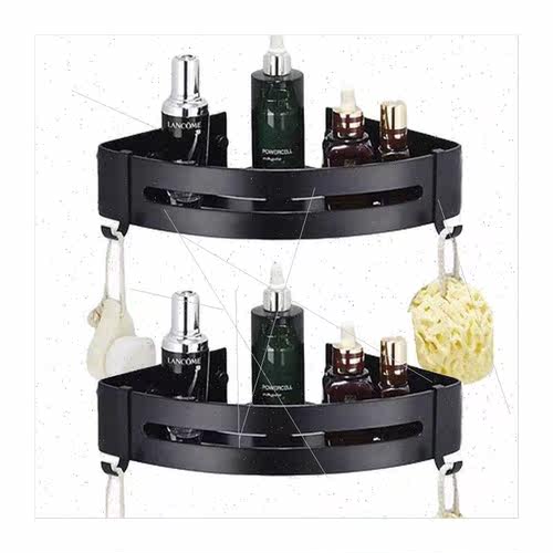 No punch bathroom bathroom space aluminum triangle basket kc - 图3