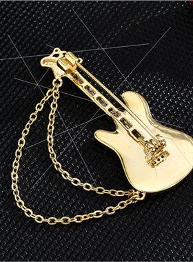 Fashion Guar Brooch Musical Instrument Corsage Su Accessorie