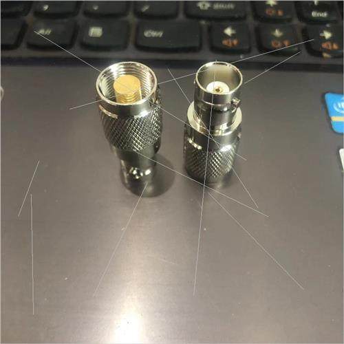 Copper nickel plated BNC female to intercom male Gold plated - 图1