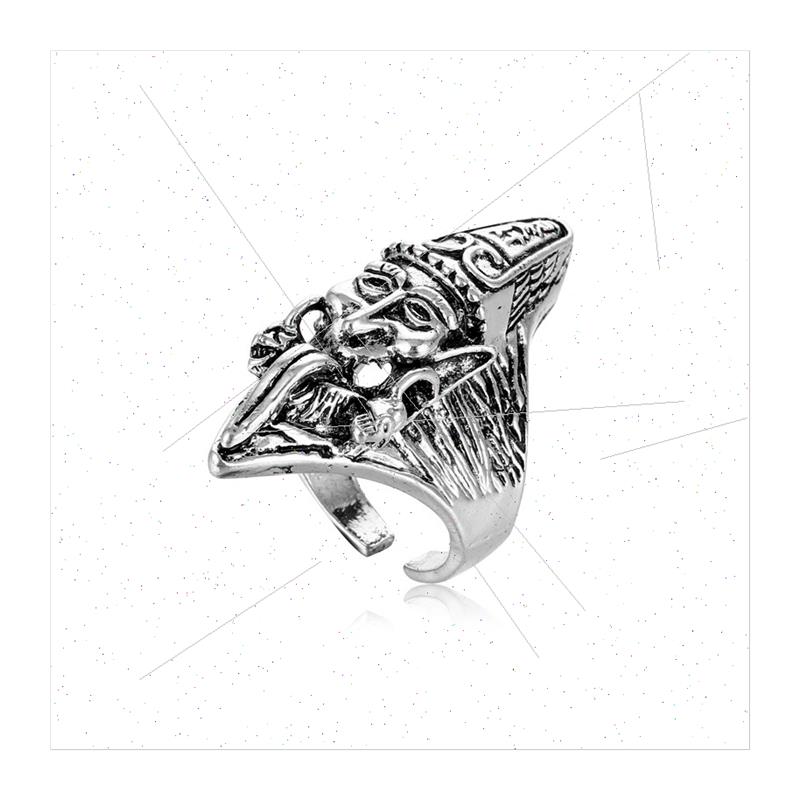 Europe retro alloy whe impermanence ring model hundred rings - 图3