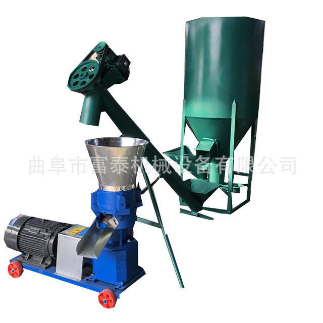 Poultry, chicken, duck, fish feed pelletizer, grass flour, soybean meal flat mold feed pelletizer, pigeon pelletizer,