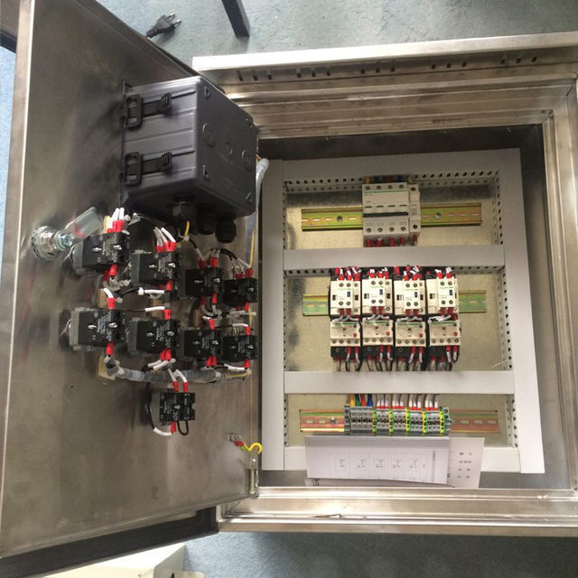 Customized stainless steel PLC surface-mounted electrical control box outdoor waterproof street light smart distribution box