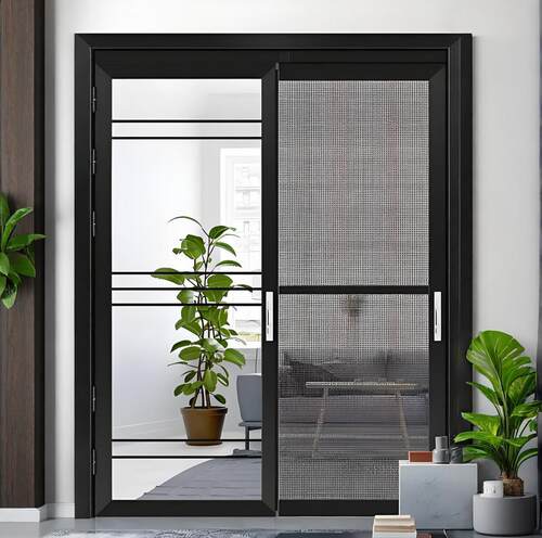 别墅大门双开门进户门农村自建房客厅堂屋四开入户门车库商铺PD门 - 图3