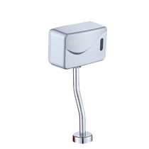 GLBO Toilet Induction Fully Automatic Flusher Min Concealed Toilet Small Urinal Urine Bucket Flush valve silver Ming dress