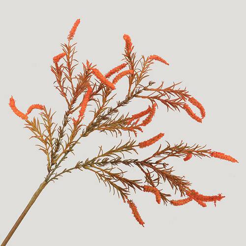 单枝串钱柳仿真花餐桌摆件塑料花假花家居装饰花艺北欧花束鼠尾草 - 图2