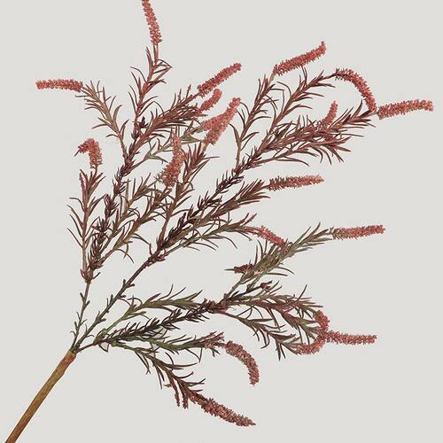 单枝串钱柳仿真花餐桌摆件塑料花假花家居装饰花艺北欧花束鼠尾草 - 图1