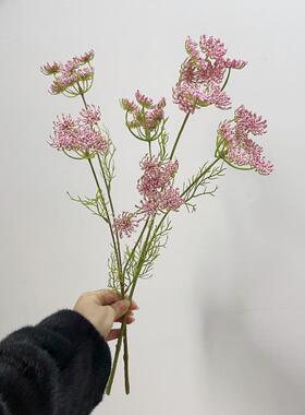 蕾丝花仿真绿植草假花软装饰花