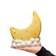 Moon Mosquito Incense Rack Indoor Home Cute Creative Gray Mosquito Incense Stove Easy to Clean High-Looking Ceramic Desktop Ornaments