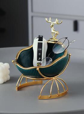 钥匙收纳摆件客厅装饰品钥匙摆放台玄关摆件家居饰品乔迁新居礼品