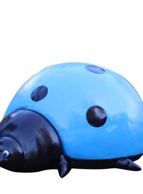 仿真七星瓢虫雕塑园林景观小区草坪井盖遮挡装饰幼儿园甲壳虫摆件