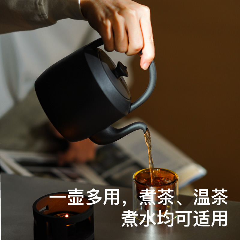 teastone缇壶手工紫砂茶壶泡茶专用茶具送礼明火围炉煮茶壶端午 - 图2