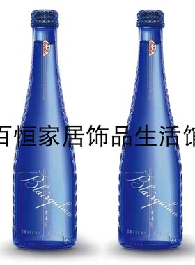 现代样板间厨房蓝色手工咖啡主题生活软装饰品柠檬调料组合摆件套