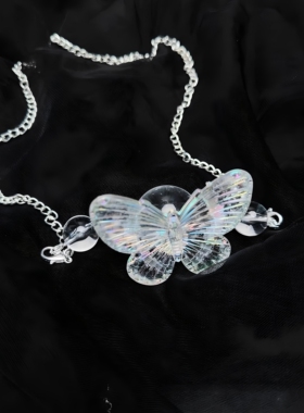 灼欲*梦幻高级蝴蝶结连体少女挂链口水球塞子情侣情调cosplay饰品