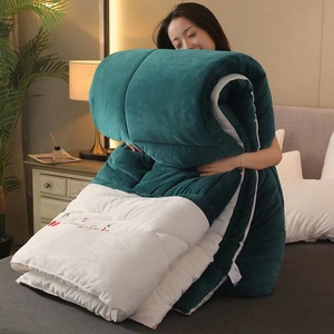 32度牛奶绒被子冬被双面绒棉被子