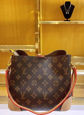 原野制造V仿奢侈品女包包真皮水桶包托特包单肩斜挎手提包大品牌