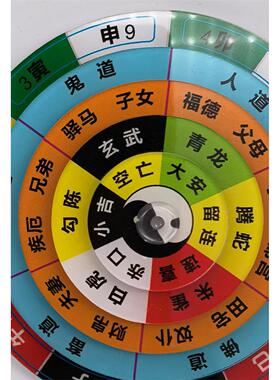 新款正品小六壬转盘10厘
