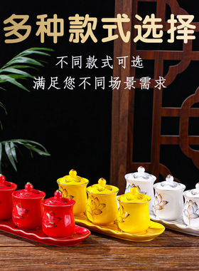 深圳陶瓷供杯套装家用佛