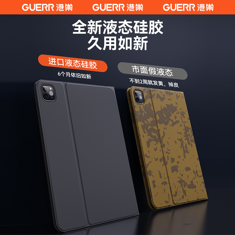 适用ipadpro保护套ipad9平板ipadair5壳苹果10好看11寸mini7带笔槽2第九代3电脑4五8全包7轻便129支架6硅胶七 - 图0