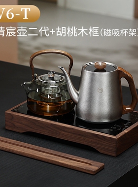 纯钛结晶全自动上水烧水壶泡茶专