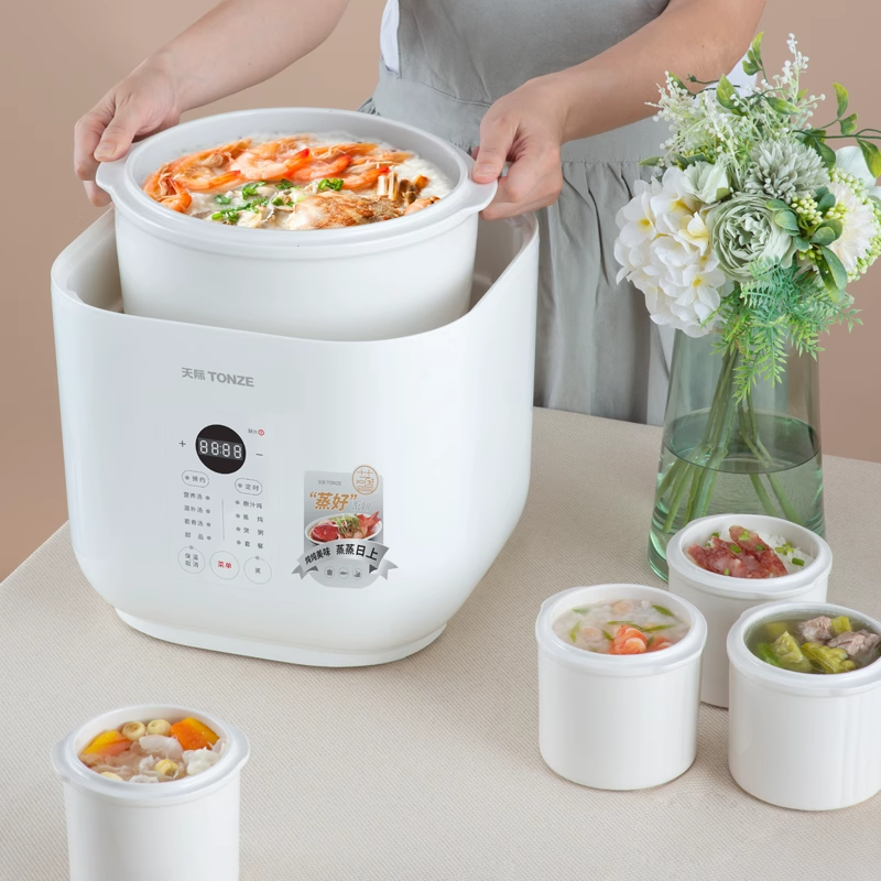 天际电炖锅陶瓷隔水炖家用煮粥煲汤锅燕窝电炖盅多功能智能养生锅,淘宝优惠券,粉丝福利购,淘宝优惠卷